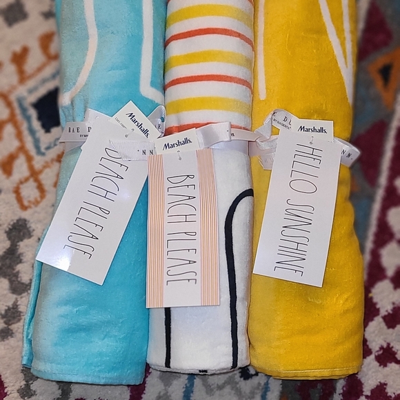 Rae Dunn Other - Rae Dunn Oversized Beach Towels
